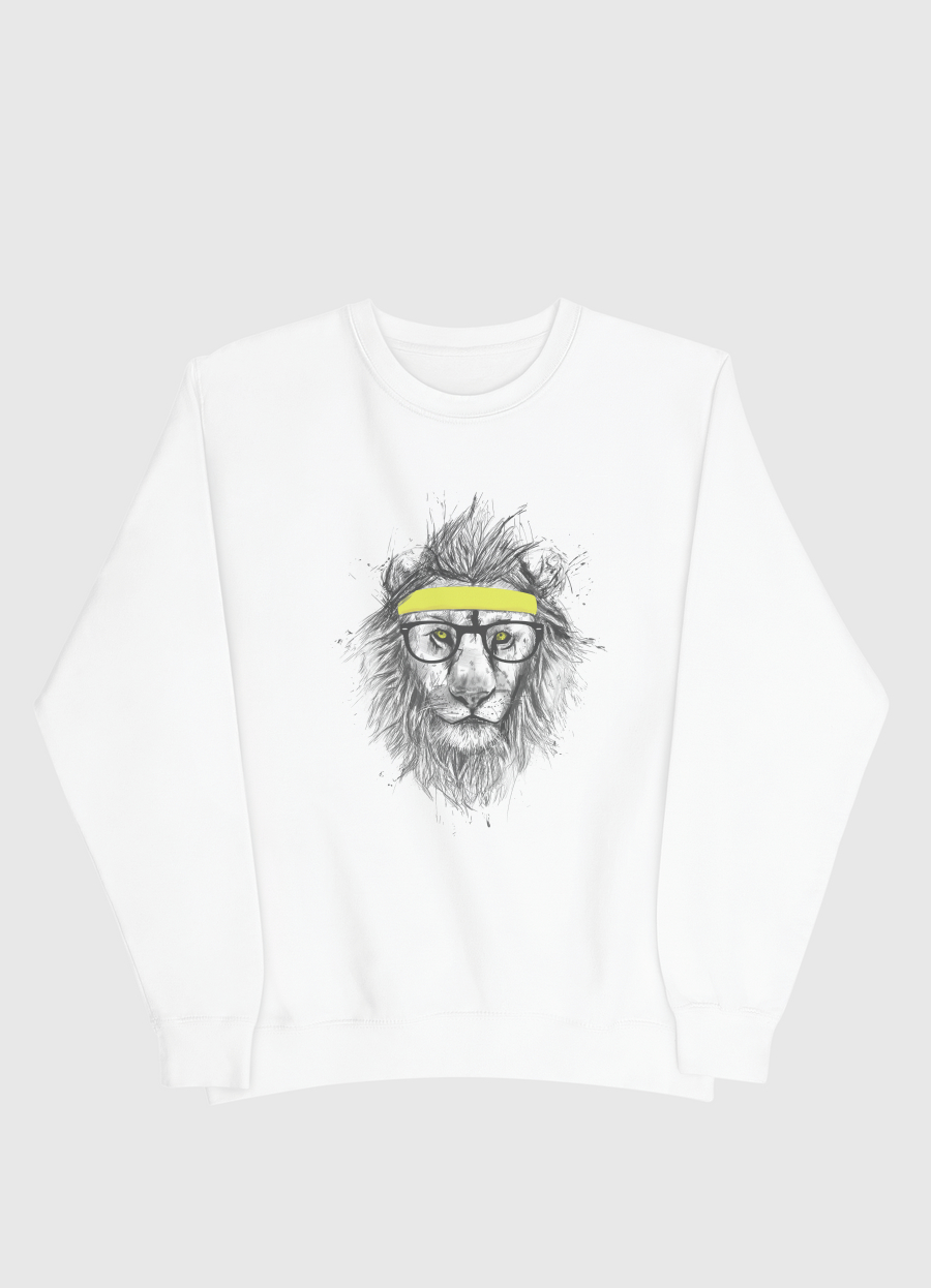 Hipster lion