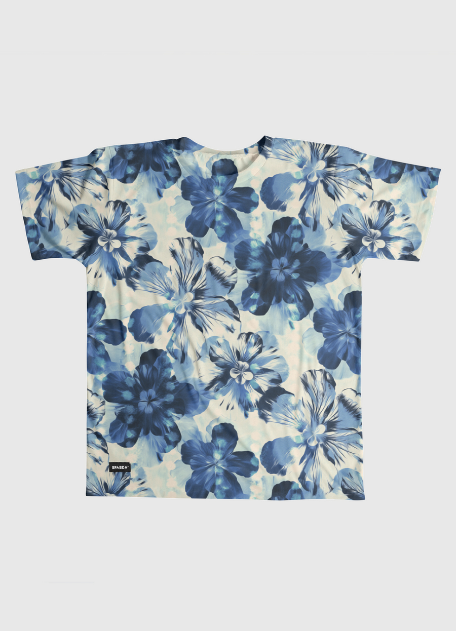 Oversized Indigo Floral