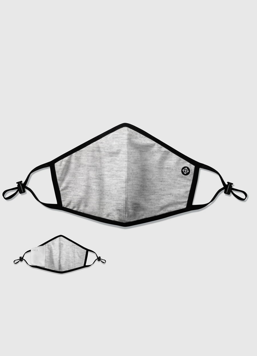 Heather Grey - 100% Cotton