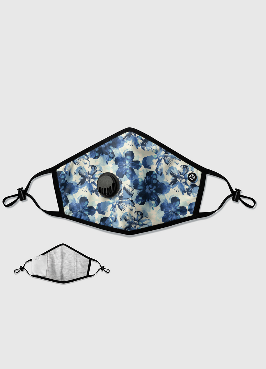 Oversized Indigo Floral