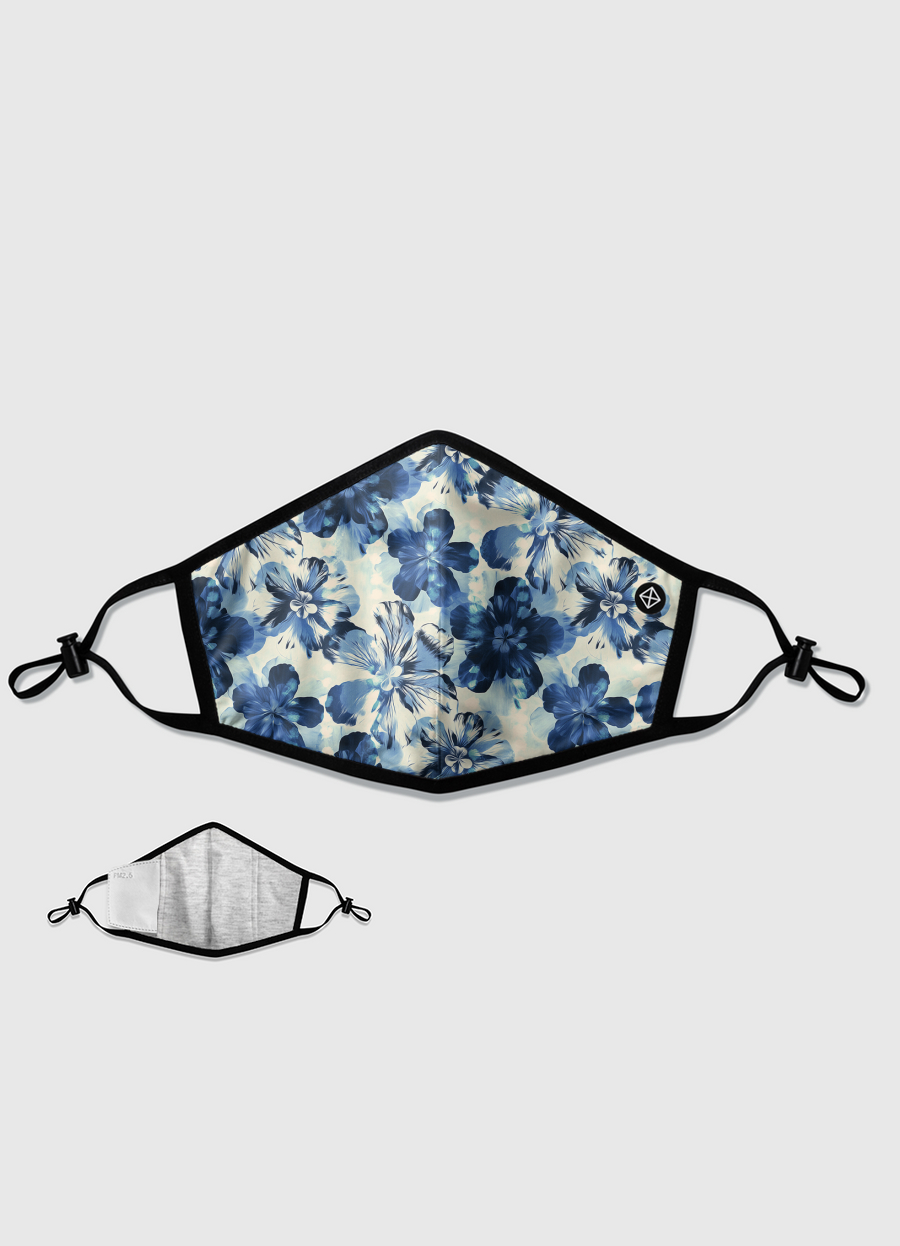 Oversized Indigo Floral