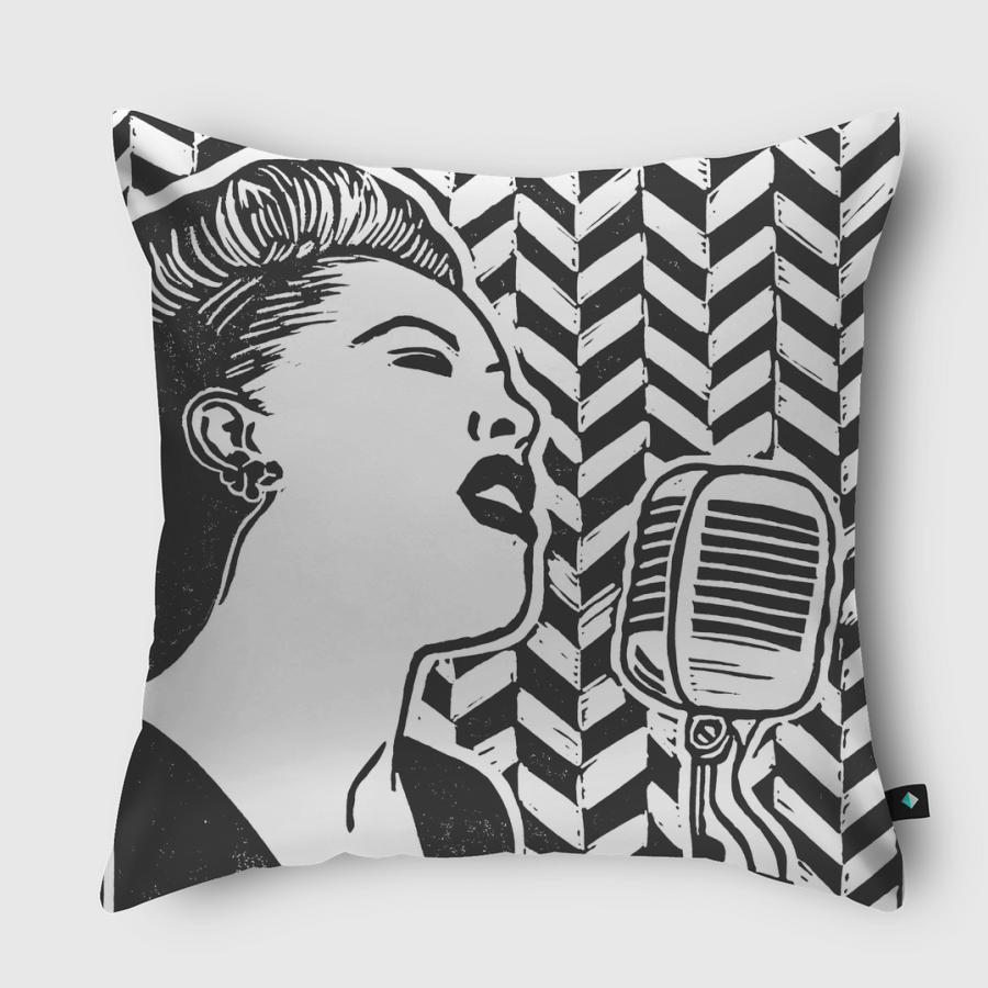 Billie Holiday Blockprint