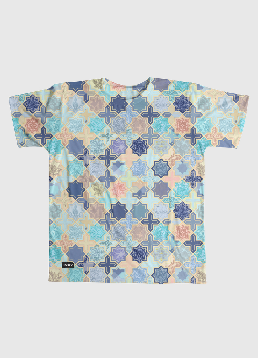 Blush & Blue Geometric