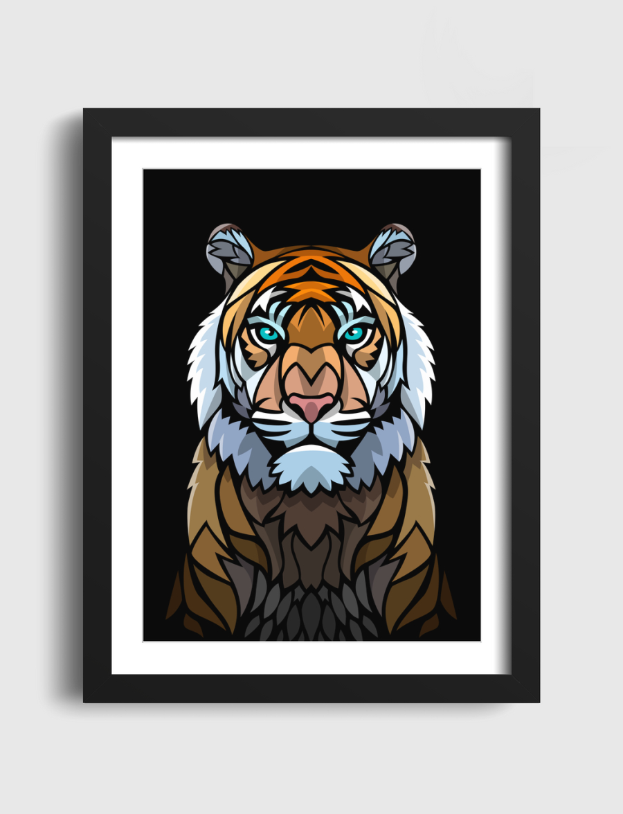 Tribal frontal tiger