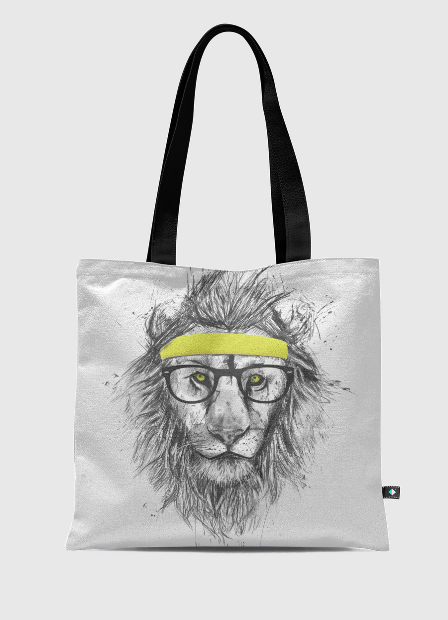 Hipster lion