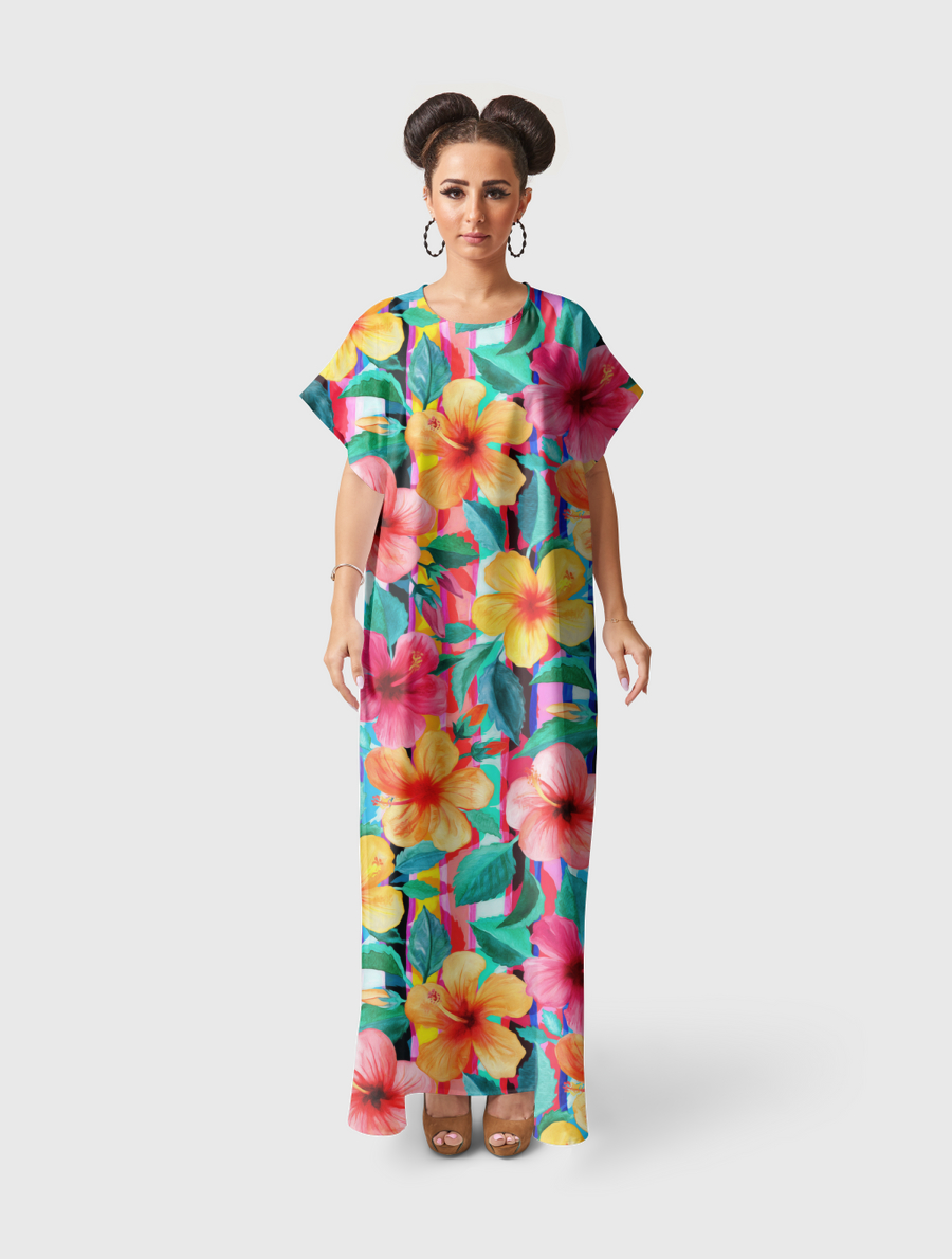 Maximalist Hibiscus Floral