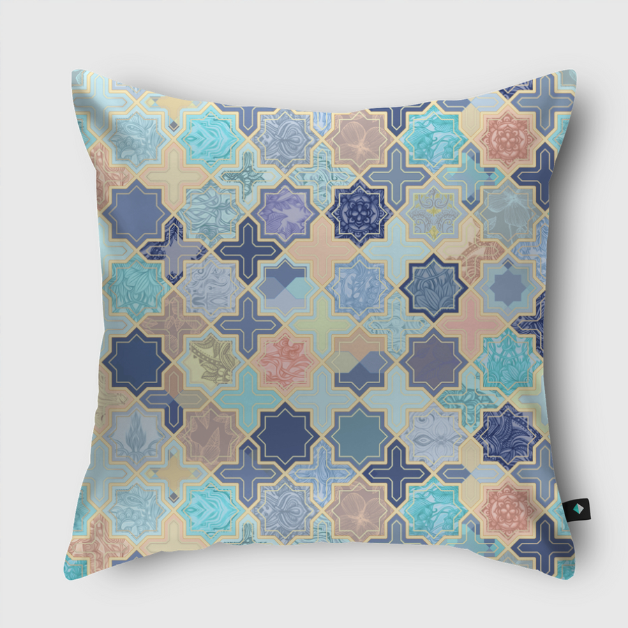 Blush & Blue Geometric