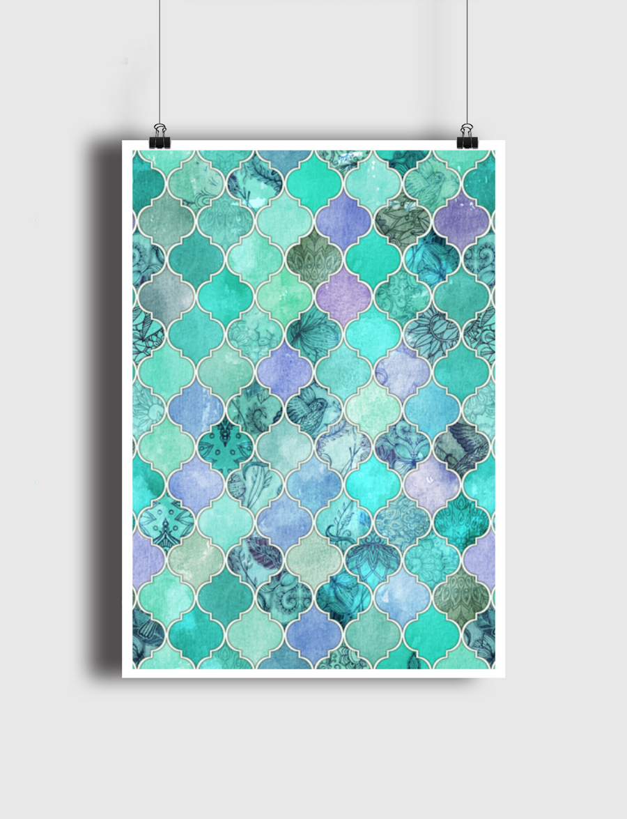 Mint Green Moroccan Tiles