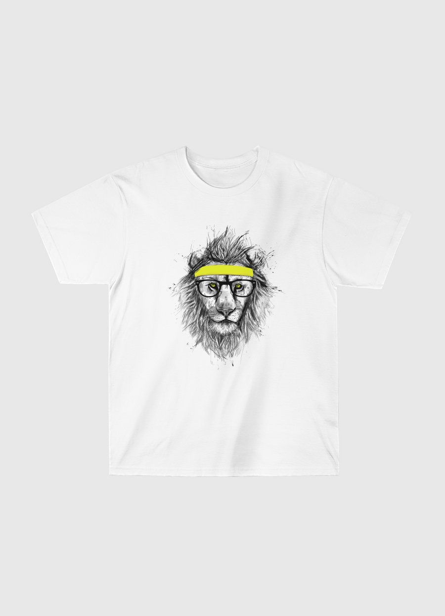 Hipster lion